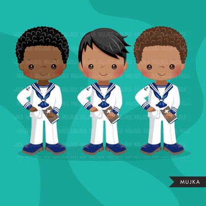 Clipart de primera comunión marinero español para niños, Santa Biblia png, niño lindo, gráficos de niño pequeño, clipart religioso, clipart cristiano