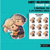 Valentine's Day stickers, Cute kids stickers, couples png, valentine clipart, valentine, printable stickers, valentines day cute gifts