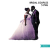 Black couple art, valentine sublimation designs, Black man & woman PNG, Bride and groom gifts, wedding invitation png, commercial use PNG