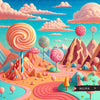 Candy land backgrounds, candy land birthday backdrops, decorations, candy land birthday, candy background, candy land theme, template, png