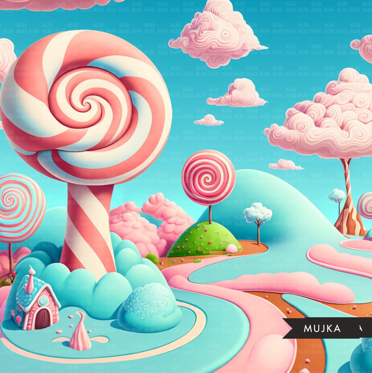 Candy land backgrounds, candy land birthday backdrops, decorations, candy land birthday, candy background, candy land theme, template, png