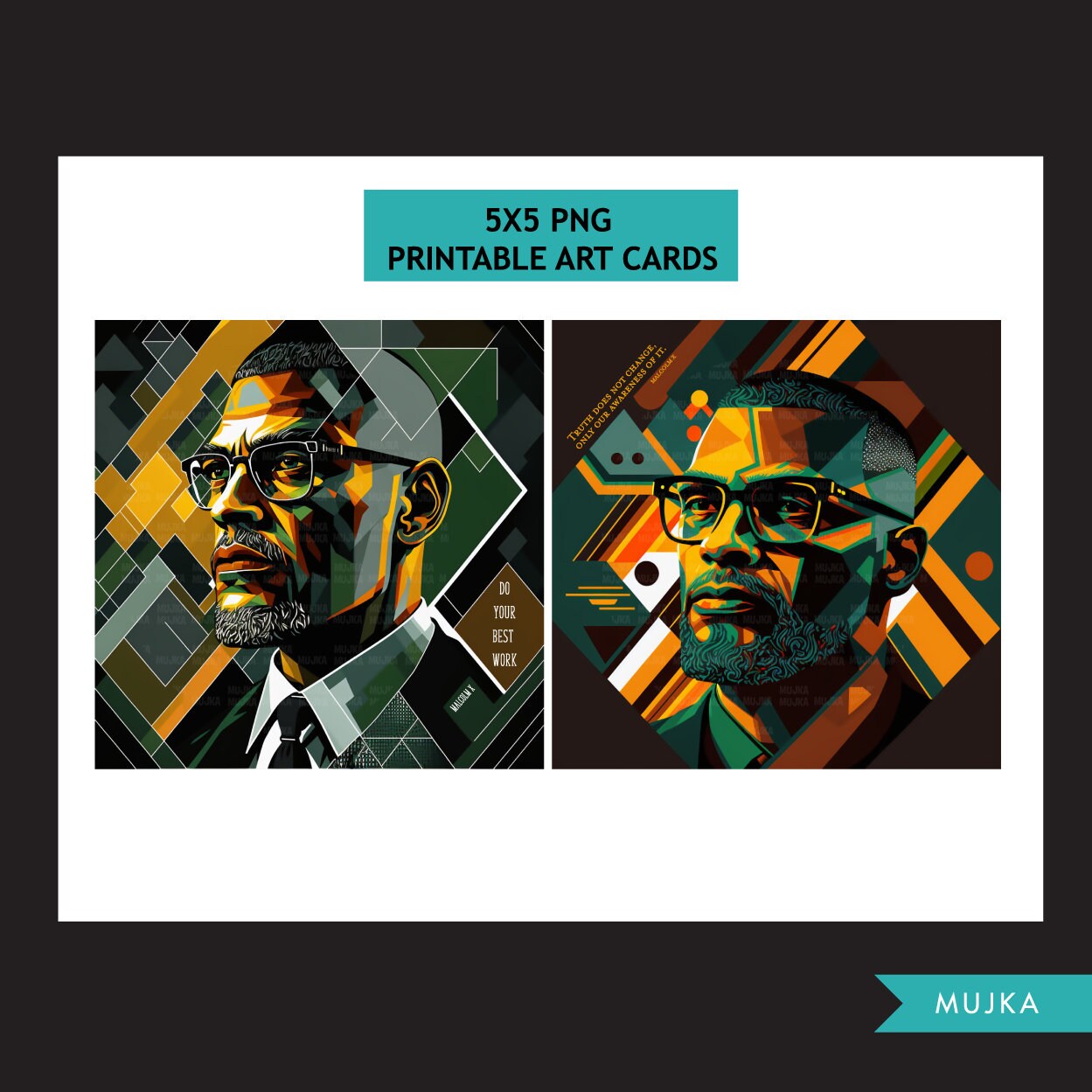 Black History PNG, Malcolm X Png, Black History art Card, Black History wall art, sublimation design, Malcolm X posters, BHM designs