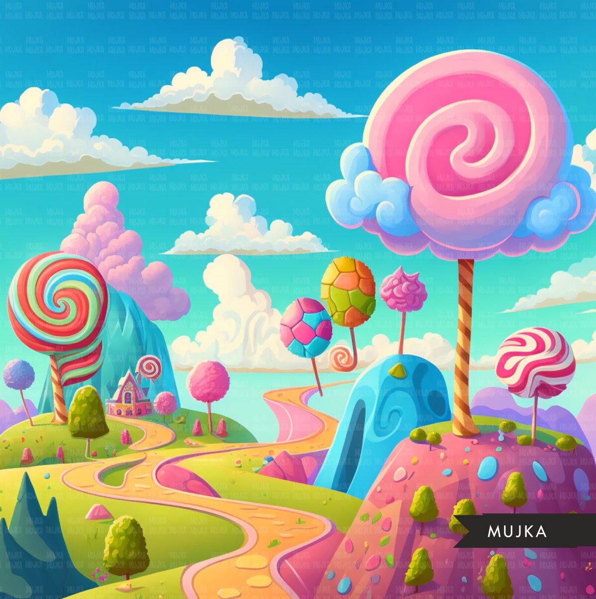 Candy land backgrounds, candy land birthday backdrops, decorations, candy land birthday, candy background, candy land theme, template, png