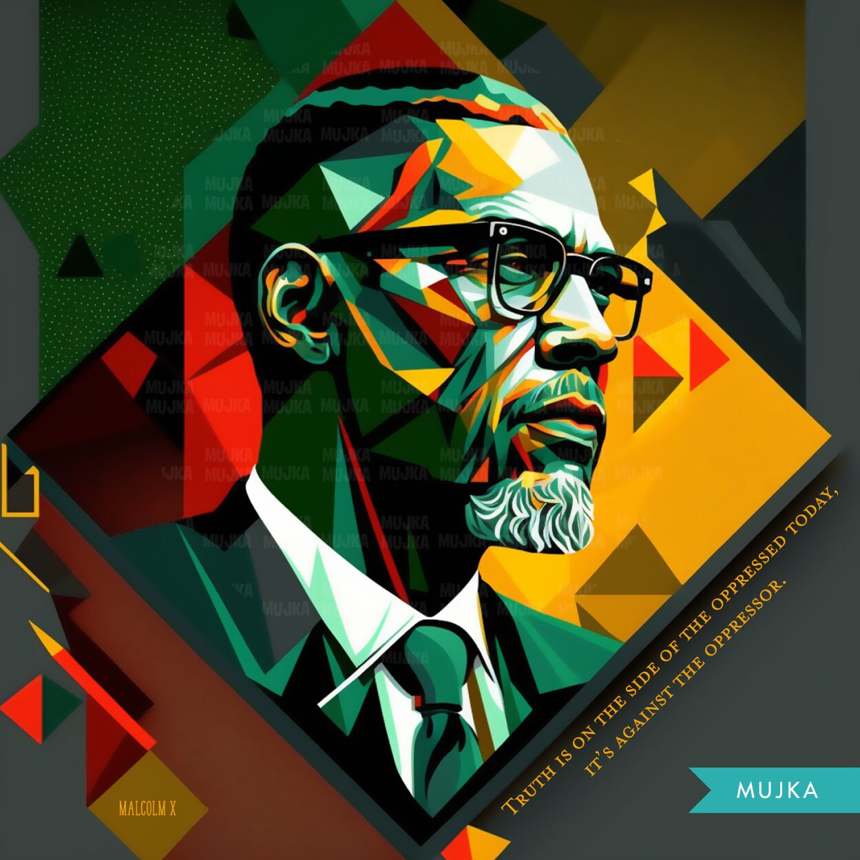 Black History PNG, Malcolm X Png, Black History art Card, Black History wall art, sublimation design, Malcolm X posters, BHM designs
