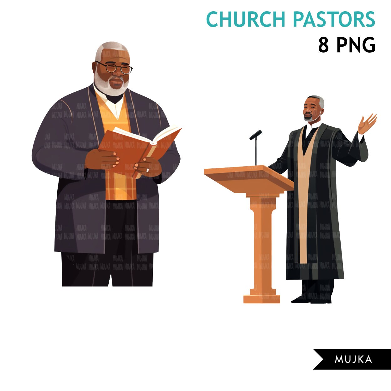 Pastor PNG, Preacher Clipart, Bible reading, Senior Religious Black man of faith, Planner sticker, Deacon, Christian Designs, Bible vibes
