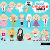 Cute girl png Bundle, curly little girl art, little girl clipart, digital stickers, birthday graphics, cute girl bundle, planner stickers