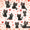 Cat backgrounds for Valentines Day, digital papers, cat sublimation designs, cat patterns, digital cat prints, cat craft papers, png files