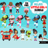 Black girl png Bundle, Latina girl png, Mexican girl art, digital stickers, cute black girl bundle, planner stickers, East Indian girl png