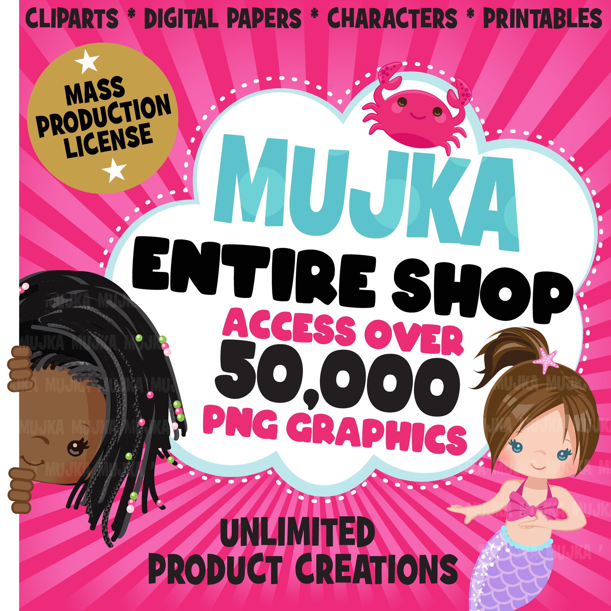 MUJKA LIFETIME ACCESS WITH MASS PRODUCTION LICENSE * Not Valid with any coupons or points