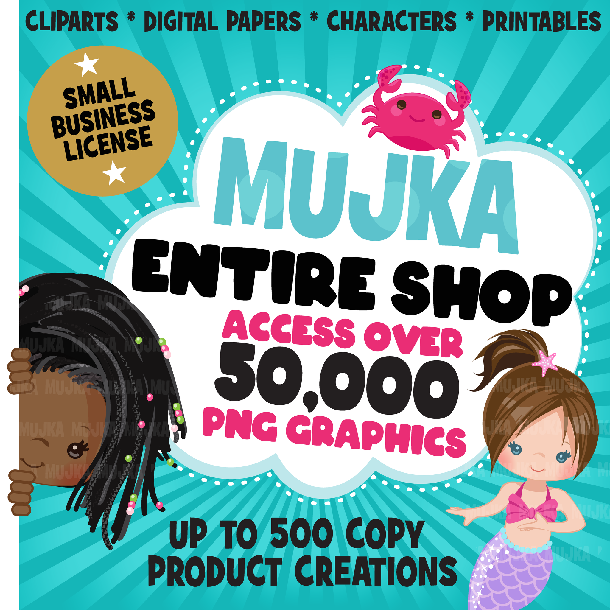 MUJKA LIFETIME ACCESS WITH SMALL BUSINESS COMMERCIAL LICENSE * Not Valid with any coupons or points
