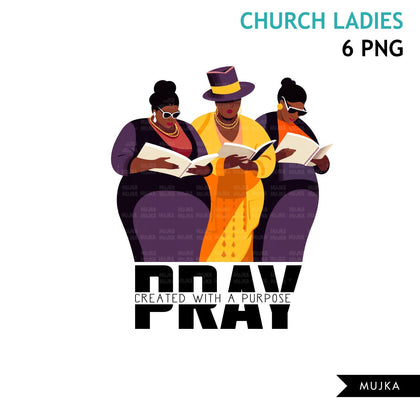 Praying Sisters PNG Clipart, Church Hat, Pray Png, Religious Black Women, Bible png designs, Bible journal, planner stickers, Bible vibes