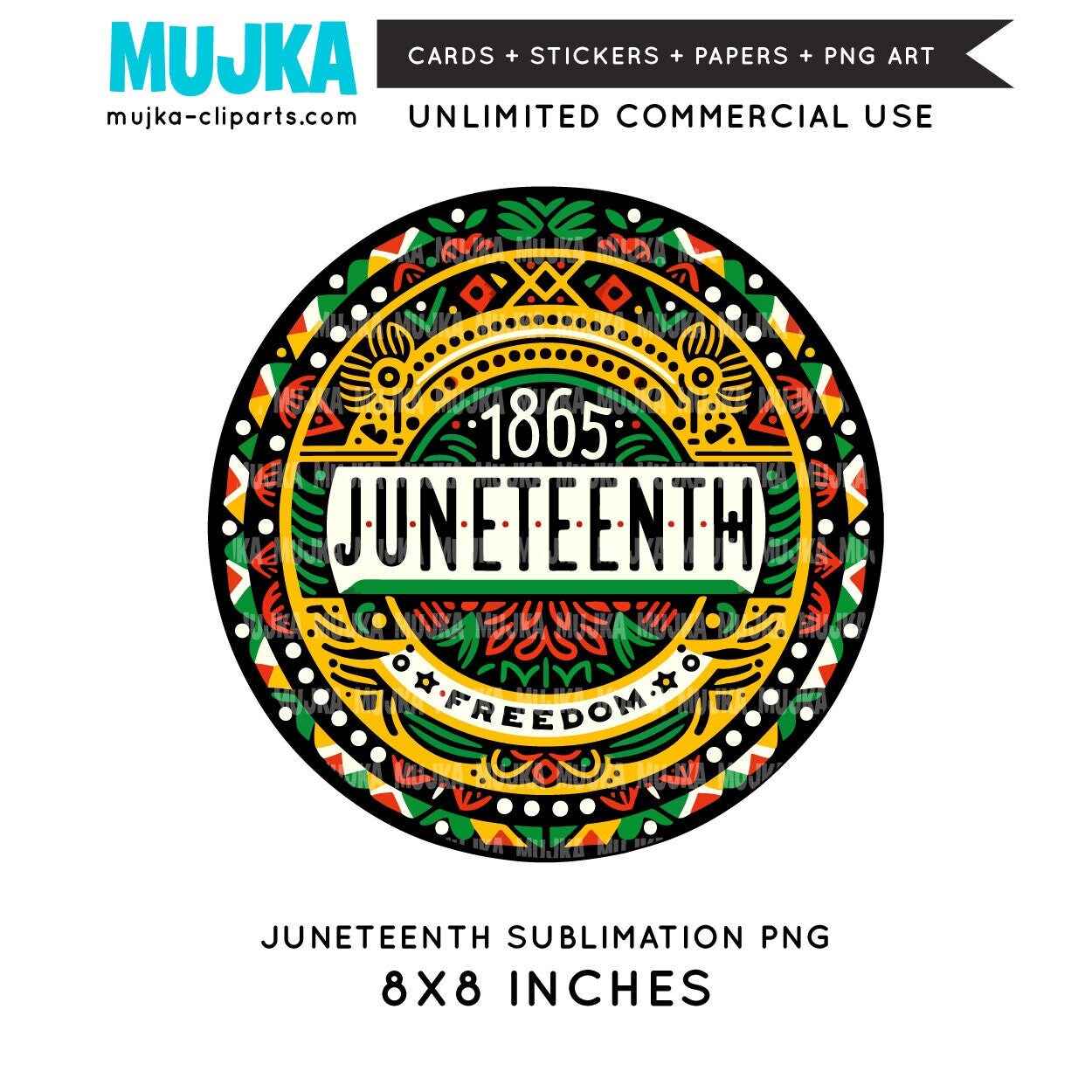 Juneteenth PNG, Juneteenth clipart, Juneteenth sublimation designs download, 1865 png, Black History Month image, African American printable