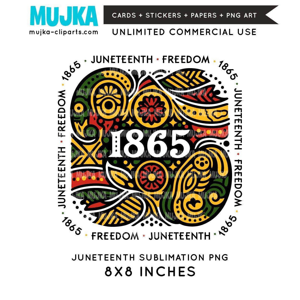 Juneteenth PNG, Juneteenth clipart, Juneteenth sublimation designs download, 1865 png, Black History Month image, African American printable