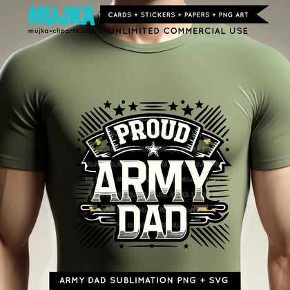 Proud Army Dad PNG SVG, Armed And Dadly Png, presente do dia dos pais, designs de sublimação do exército, designs de camisetas de soldados dos EUA, gráficos do exército, para impressão