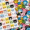 Cute Animals papers, Kawaii baby animal seamless background, nursery background printable pattern, baby digital background, scrapbook paper