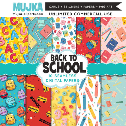 School Digital papers, seamless school patterns, back to school printable pattern, digital background, school png, teacher gift, teacher png
