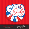 Free 4th of July frame clipart, Independence day Graphics