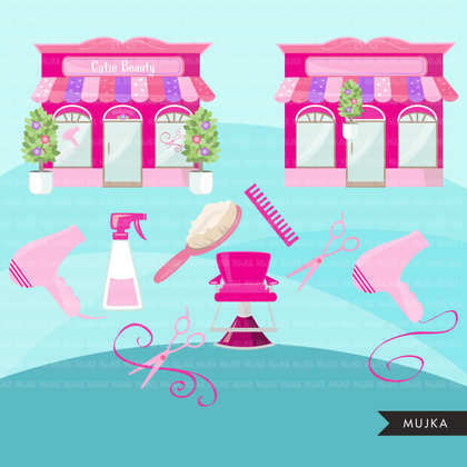 Hairstyle, barbershop, beauty salon clipart, my first haircut graphics