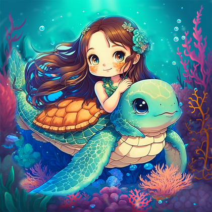 FREE mermaid sublimation designs, mermaid poster, mermaid girl png