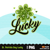 St Patricks clipart, free lucky png, lucky sublimation designs, Irish luck png