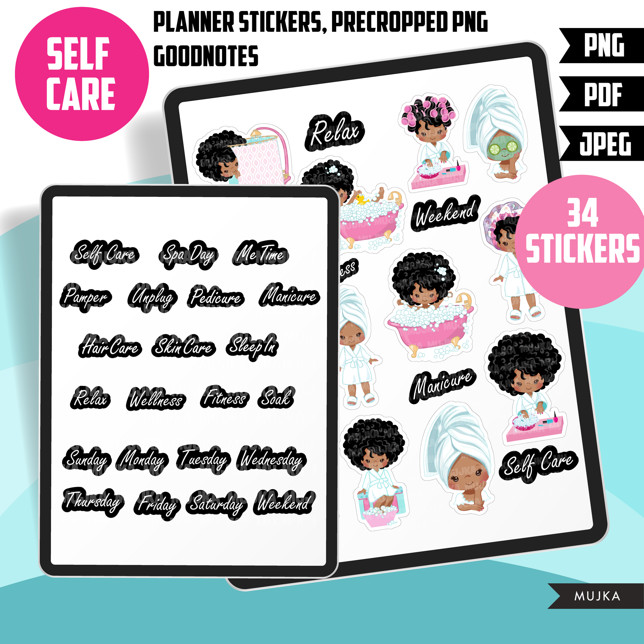 Mean Girls Stickers Bundle Goodnotes Sticker Sheets, Goodnotes