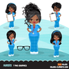 Medical Clipart BUNDLE, doctors, nurses, nicu nurse characters, hospital print and cut PNG digital Designs, covid clip art