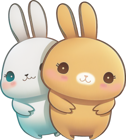 Free Valentine Bunnies, cute bunny clipart, cute animal cliparts