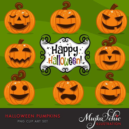 Halloween Pumpkins Clipart