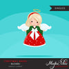 Christmas Angel Clipart religious girl