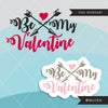 Valentine Clipart. Valentine's Day Word Art BE MY VALENTINE