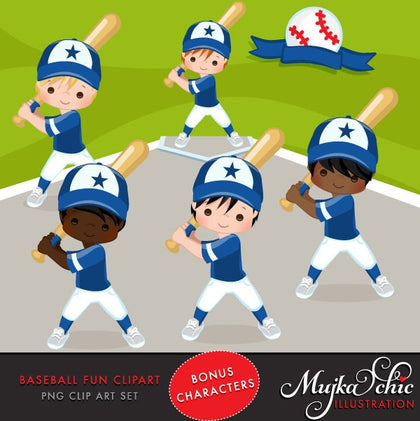 Baseball Boy Clipart, sport graphics
