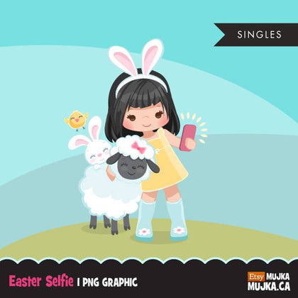 Easter animals spring clipart