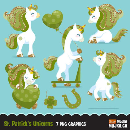 St Patricks Day unicorn