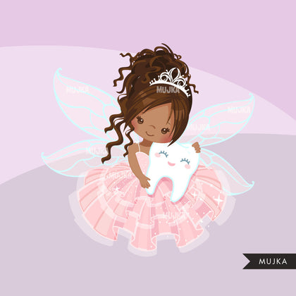 Girl Tooth Fairy clipart