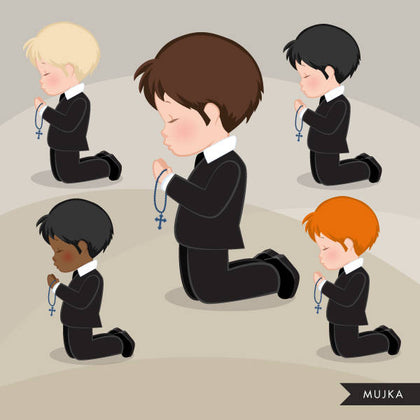 First Communion Clipart for Boy religious