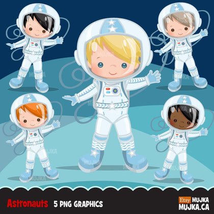 Boy Astronaut Clipart