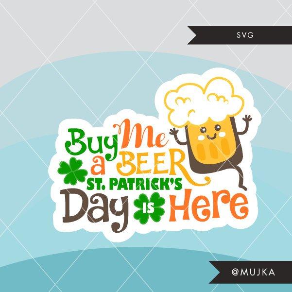 St. Patrick's Day SVG DFX PNG cutting file