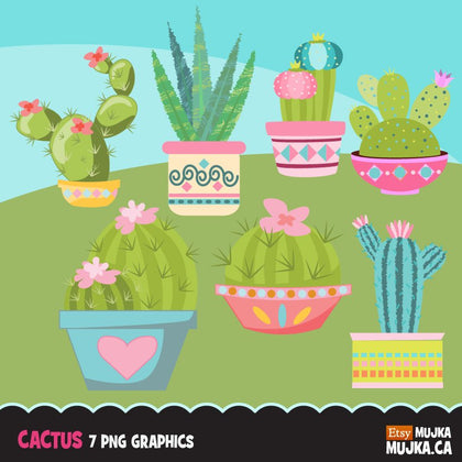 Cactus clipart summer
