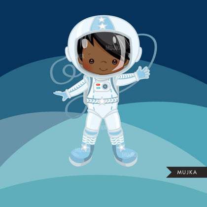 Boy Astronaut Clipart