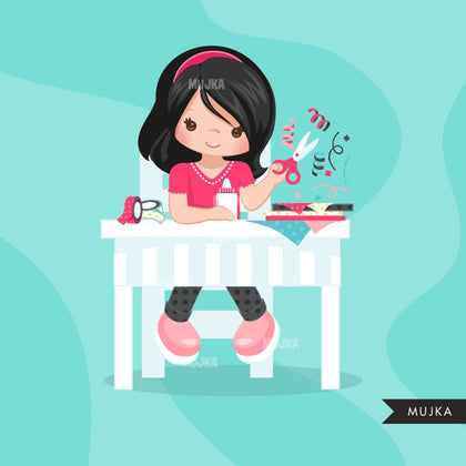 Scrapbooking Girl, Crafty black girl