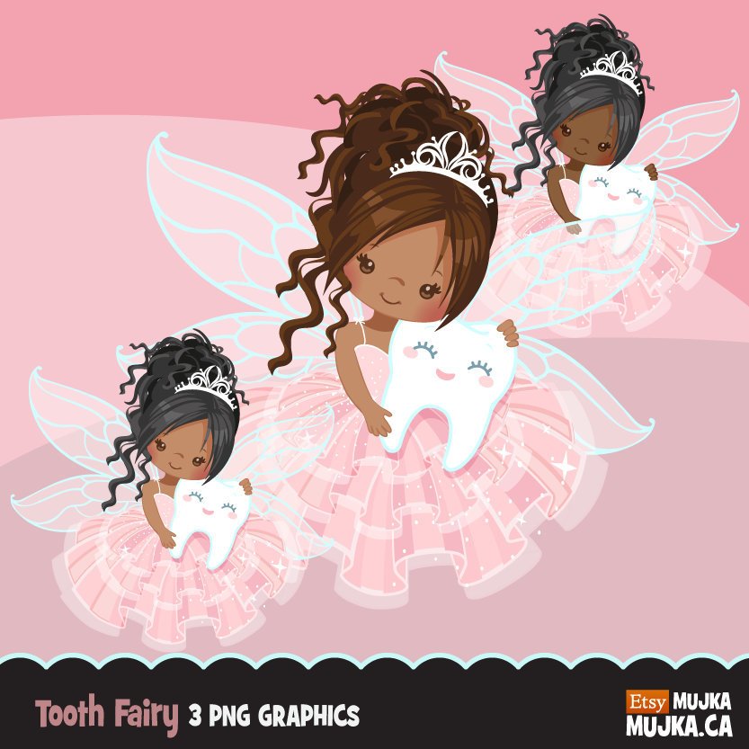 Girl Tooth Fairy clipart