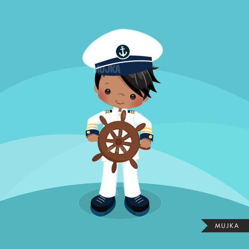 Navy Clipart, sailor boy