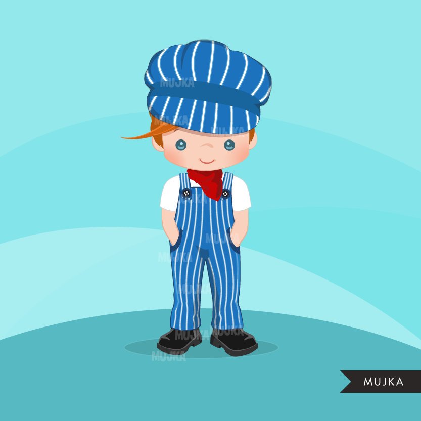 train-conductor-clipart-boys-mujka-cliparts for Free Printable Train Conductor Hat Template Train conductor clipart, boys. – MUJKA CLIPARTS for Free Printable Train Conductor Hat Template