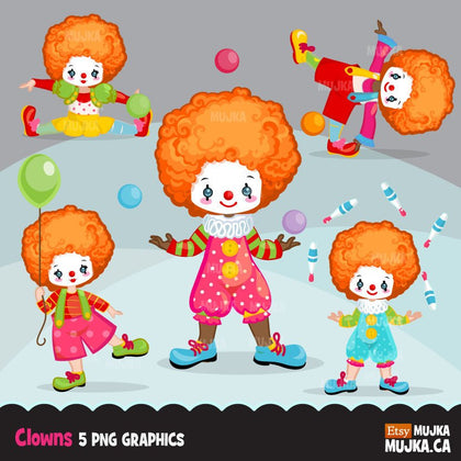 Clown clipart