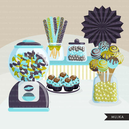 Baby Boy Candy Clipart