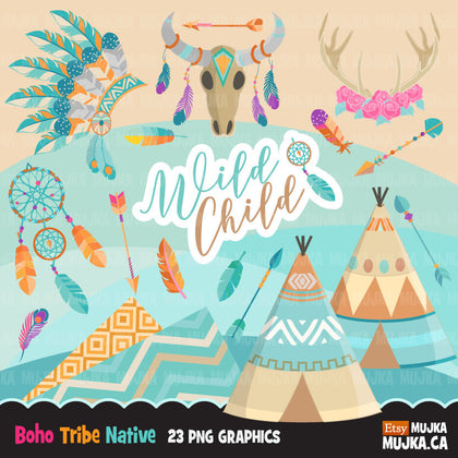 Bohemian Tribal Clipart