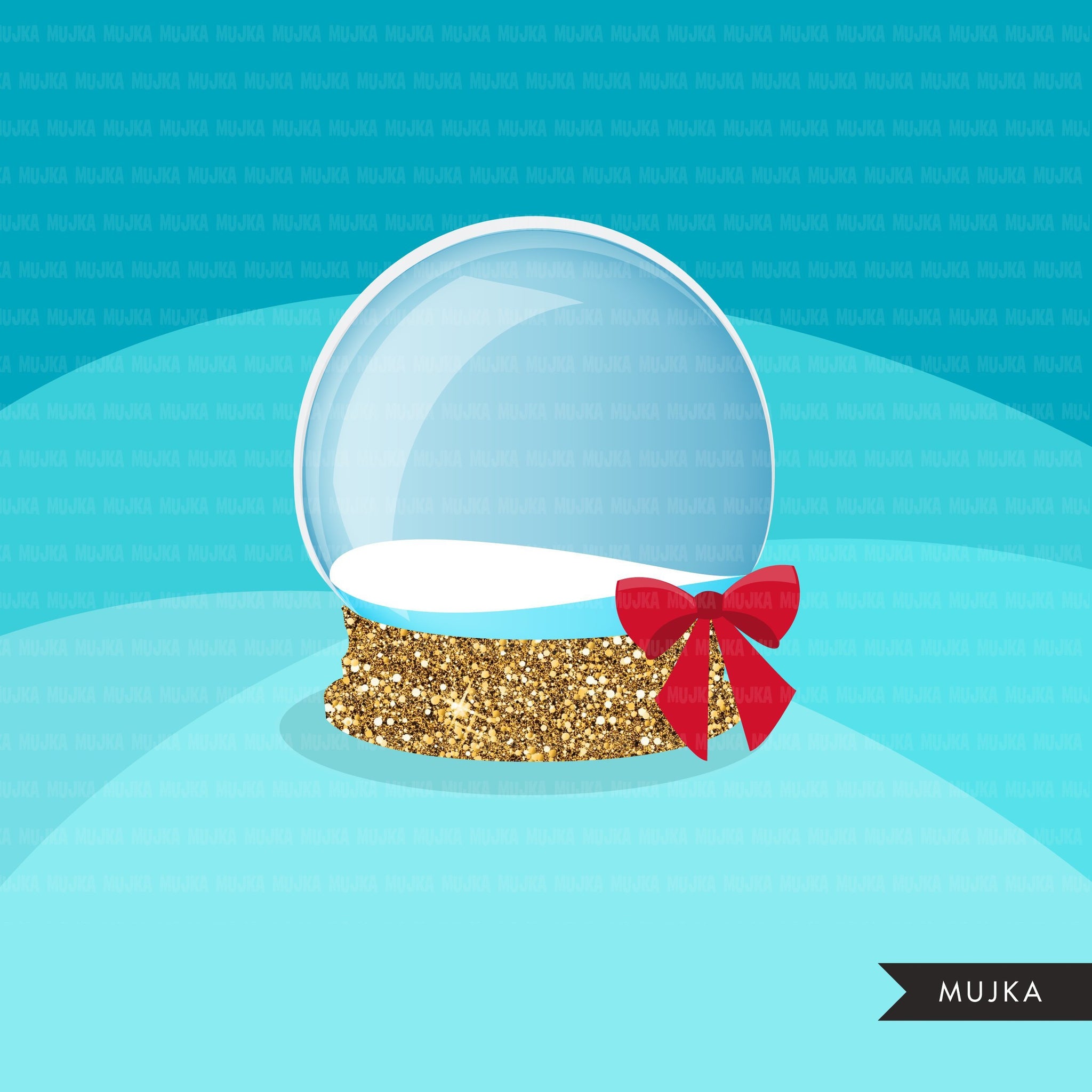 Christmas snow globe clipart winter, snow globe creator, make your own graphic