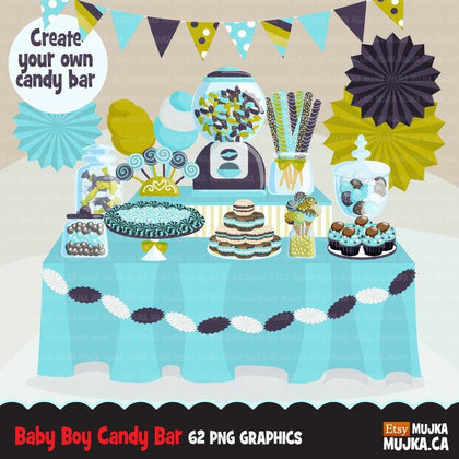 Baby Boy Candy Clipart
