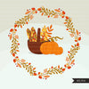 Clipart de Acción de Gracias, otoño