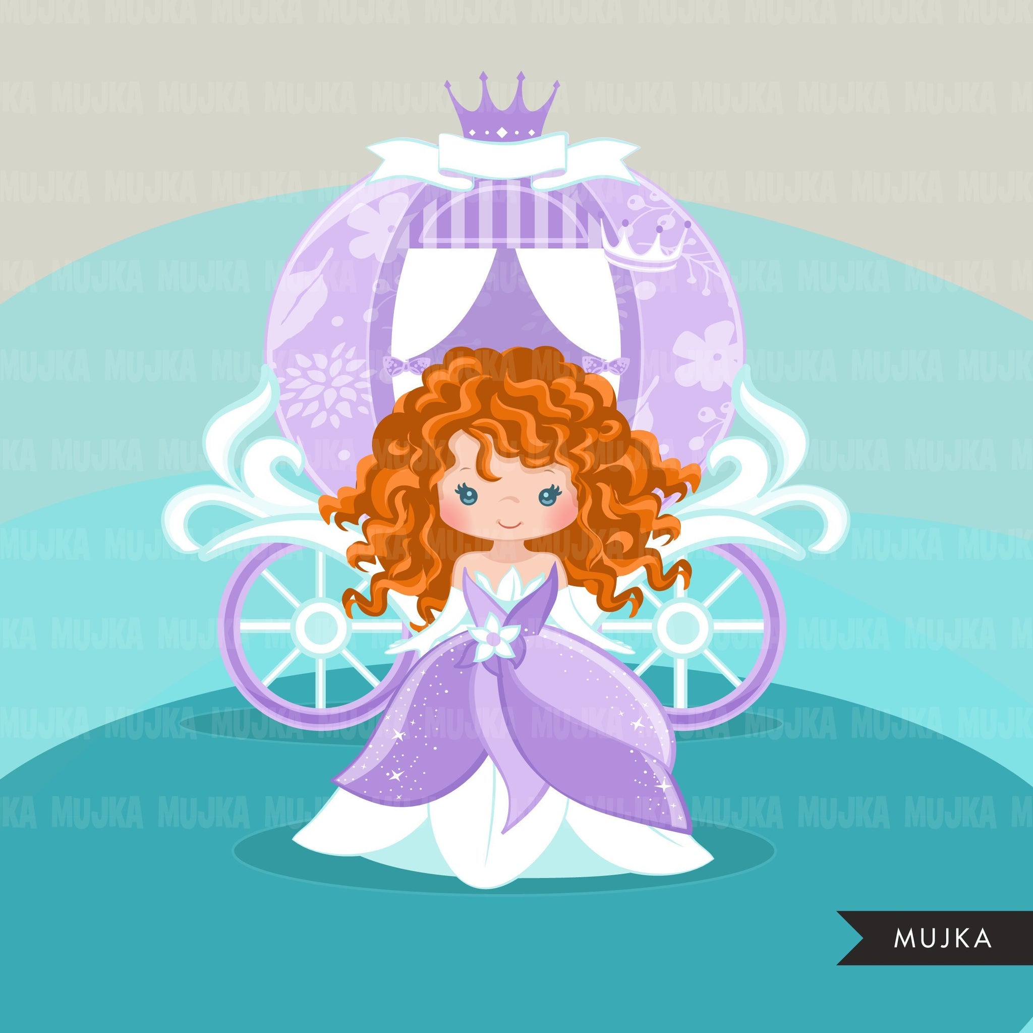 Fairy Tale Princess Clipart, girl